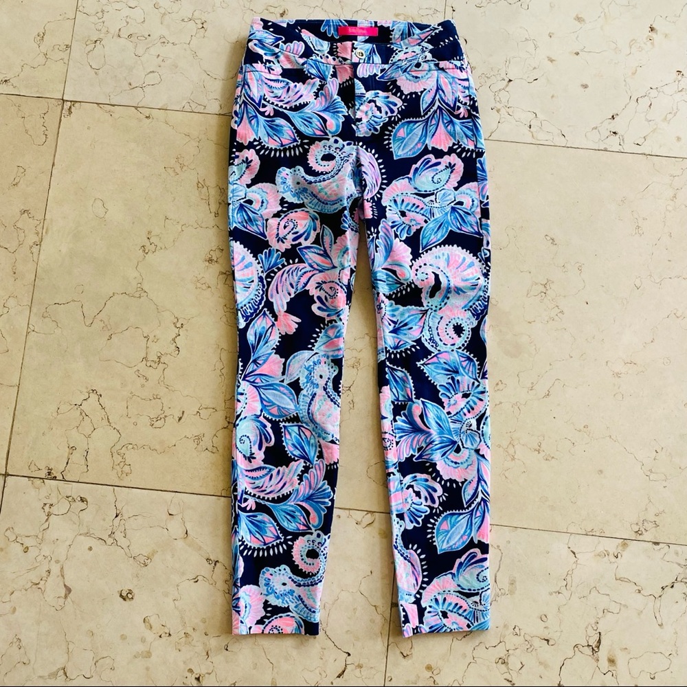 Lilly Pulitzer 29" Kelly Skinny Ankle Stretch Pant - Picture 2 of 7